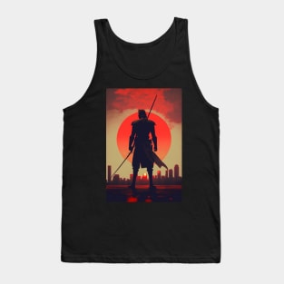 The Three Colors of the Samurai: Exploring the Significance of Red, White, and Black in Japanese Warrior Culture Tank Top